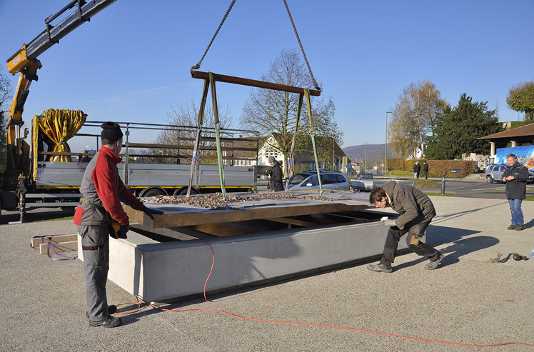 Augusta Raurica, Installation Bronzemodell