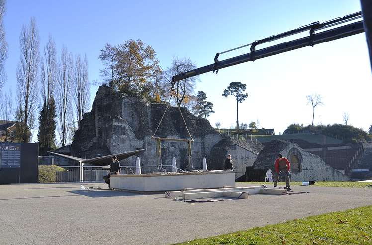 Augusta Raurica, Installation Bronzemodell
