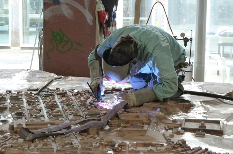 Augusta Raurica, Installation Bronzemodell
