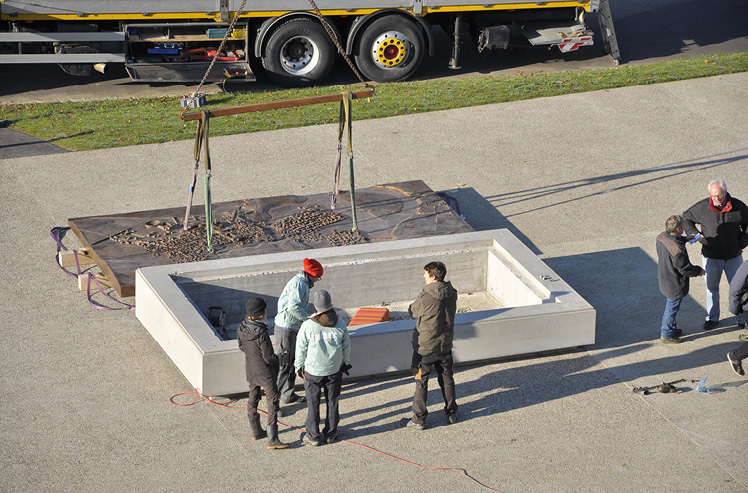 Augusta Raurica, Installation Bronzemodell