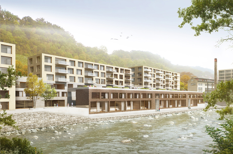 Oederlin Baden, Visualisierung