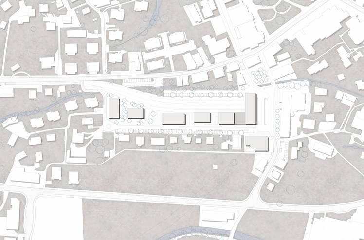 Testplanung Bahnhof Engelberg, Situationsplan, Gesamtansicht