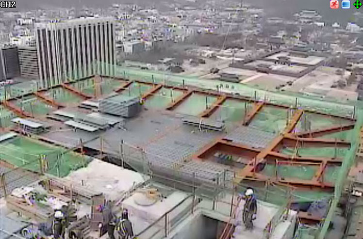 Hauptsitz Korean Telekom, Baustelle