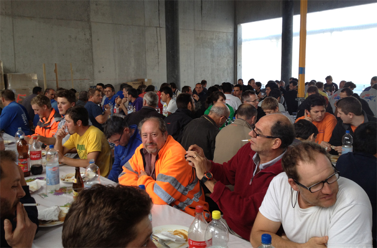 Baustellenessen Feldpark