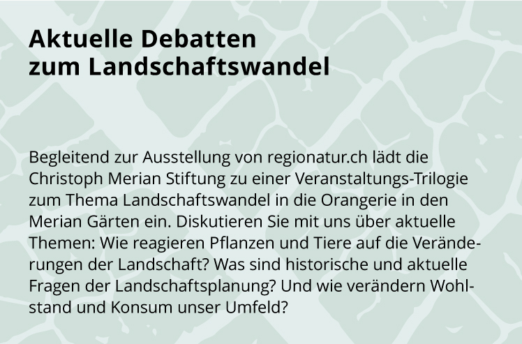 Podiumsdiskussion über den Landschaftswandel mit Massimo Fontana
